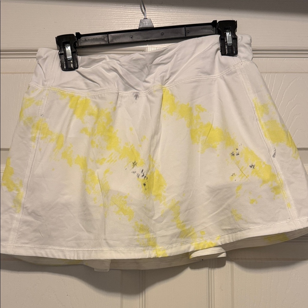 lululemon athletica White and Yellow Skirt